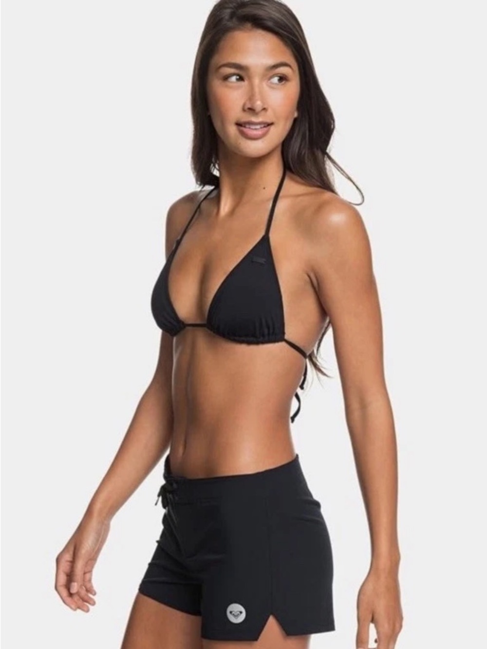 Roxy Black Boardshorts Women’s Large Surf Swim Shorts
